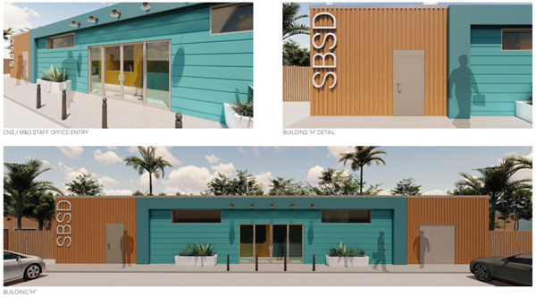 Conceptual design of renovated Building H.